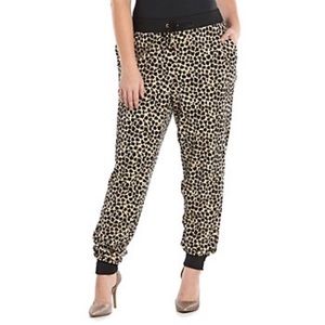 Juicy Couture Velour Animal Print Sweat Pants and hoodie set